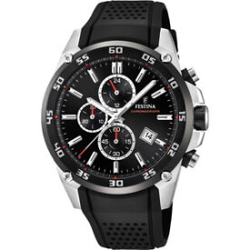 【送料無料】腕時計　ウォッチ　ペレorologio festina uomo in acciaio e pelle ref f203305