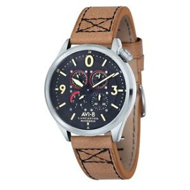 【送料無料】腕時計　ウォッチ　ランカスターアラームavi8 av405001 lancaster bombarderos reloj hombre 44 mm