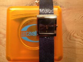 【送料無料】腕時計　ウォッチ　アラームキャバリスチールスチールネイビー reloj watch montre just cavalli steel acero navy blue quartz nuevo