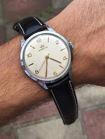 【送料無料】腕時計　ウォッチ　ビンテージマービンスイスアラーム1950s vintage suizo marvin para hombre de vestir reloj 36,9 mm