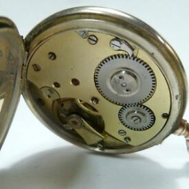 【送料無料】腕時計　ウォッチ　シルバーポケットウォッチkamp;m reloj avance retard movimiento antiguo 0,800 plata reloj de bolsillo