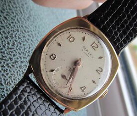 【送料無料】腕時計　ウォッチ　チューブアラームビンテージゴールドvintage 9 majex oro para hombre entubado reloj