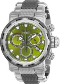 【送料無料】腕時計　ウォッチ　マンカプセルグリーンフィールドクロノグラフ23989 invicta 46mm nuevo hombre cpsula crongrafo verde esfera reloj de pulsera