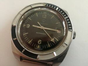 �y���������z�r���v�@�E�H�b�`�@�r���e�[�W�_�C�o�[�X�`�[���P�[�Xvintage candino * diver * automatic * eta 2472 * steel case 37mm * top condition