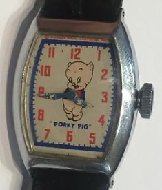 【送料無料】腕時計　ウォッチ　ウォッチブタワーナーブラザーズイングラハムwatch montre des annees 1930, porky pig warner bros mecanique ingraham