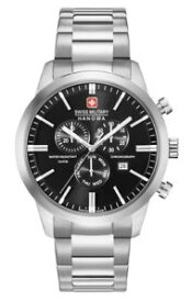 【送料無料】腕時計　ウォッチ　スイスクロノクラシックガラスサファイアswiss military hanowa chrono classic 06530804007 reloj hombre zafiro vidrio nuevo