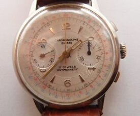 【送料無料】腕時計　ウォッチ　アラームクロノグラフヴィンテージベルンジュネーブreloj crongrafo, suisse, 37mm vintage reloj de pulsera, swisse