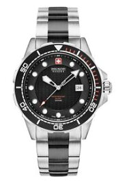 【送料無料】腕時計　ウォッチ　スイスネプチューンダイバーアラームステンレスアナログswiss military hanowa neptune diver reloj hombre 6531533007 analgico acero inoxidable sc