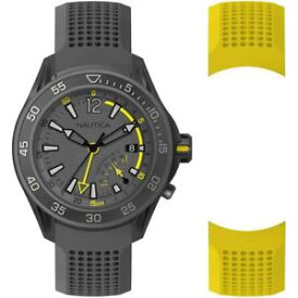 【送料無料】腕時計　ウォッチ　シリコンサブメートルorologio uomo cinturino nautica breakweather napbrw006 silicone sub 200mt