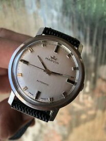 【送料無料】腕時計　ウォッチ　マービンスチールケースクロック1960s reloj automtico para hombre marvin estuche de acero 35mm