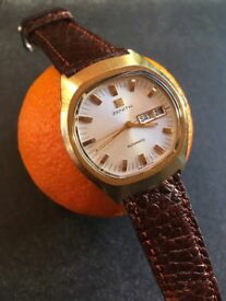 【送料無料】腕時計　ウォッチ　トノーケースクロック1970s reloj automtico para hombre zenith tonneau estuche cal 2832 37,5 mm