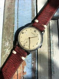 【送料無料】腕時計　ウォッチ　スイスアラームスチールボックス1940s zenith cal 106 hecho en suiza para hombre reloj 34 mm caja de acero