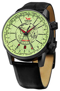 �y���������z�r���v�@�E�H�b�`�@�{�X�g�[�N���[���b�p���[���h�^�C�}�[vostok europe world timer automatikuhr 5604240