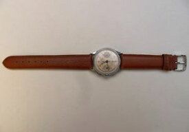 【送料無料】腕時計　ウォッチ　クロノグラフleonidas, cronografo in acciaio, calibro valjoux 22, anni 40