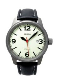 【送料無料】腕時計　ウォッチ　チタンaristo 5h69ti, titanio luminiscente, automatik, laco, luminiscente