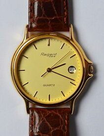 【送料無料】腕時計　ウォッチ　regent prra quartz cuarzo reloj de pulsera caballero crono hombre reloj de pulsera 1980er1990er