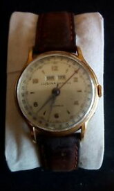 【送料無料】腕時計　ウォッチ　ヴィンテージジュネーブアラームスイスvintage 1940s a 1950s lusina geneve reloj 17 joyas da, fecha, meses swiss hwm