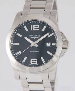 �y���������z�r���v�@�E�H�b�`�@�N�H�[�clongines conquest quartz steel 41mm l36594586