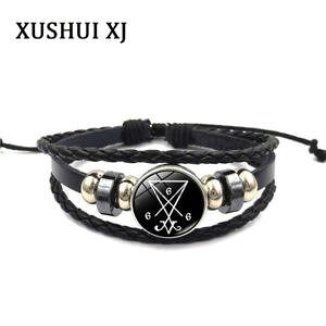 �y���������z�u���X���b�g�@�A�N�Z�T��?�@�u���X���b�g�g�����f�Bsm fr37794 charm bracelet sceau lucifer luciferienne satanique trendy