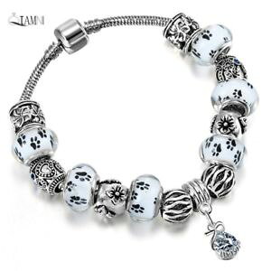�y���������z�u���X���b�g�@�A�N�Z�T��?�@�u����sm fr82020 accessoires cadeau verre blanc paw prints femmes fille trendy