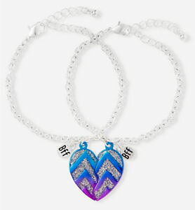 �y���������z�u���X���b�g�@�A�N�Z�T��?�@�f���[�Y�V�F�u�����w���cas de37872 rose glitter chevron herz bester deeund deeundschaft zink legierung