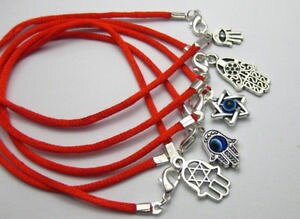 �y���������z�u���X���b�g�@�A�N�Z�T��?�@�fas de36730 10 mixed kabbalah hande, anhanger red string keine metallkette verbi