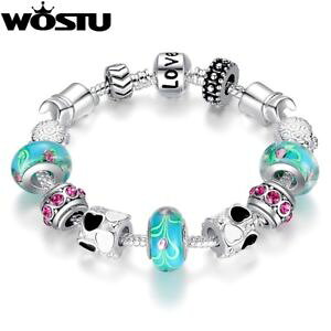 �y���������z�u���X���b�g�@�A�N�Z�T��?�@�A���W�F���g�u���X���b�g�`�F�[��as fr34619 argent diy bracelet a breloques pour les femmes love chain vert aucu