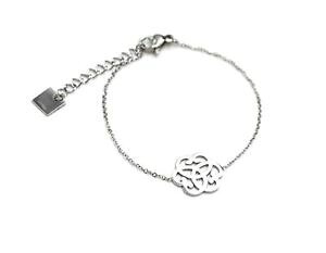 �y���������z�u���X���b�g�@�A�N�Z�T��?�@�`�F�[���u���X���b�g�X�`�[���V���o�[�A���x�X�Nbc1808lfine chain bracelet with 316l charm arabesques steel silver