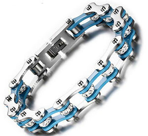 yzuXbg@ANZT?@I[goCoCN`F[XeXX`[hhuXbg866 women men motorcycle bike chain stainless steel drill drill bracelet
