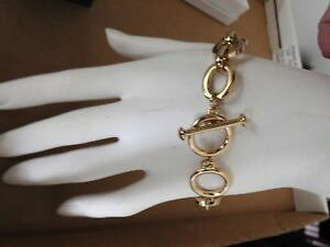 �y���������z�u���X���b�g�@�A�N�Z�T��?�@�{�b�N�X�����N�u���X���b�g listing goldtone lagenlook link bracelet with gift box