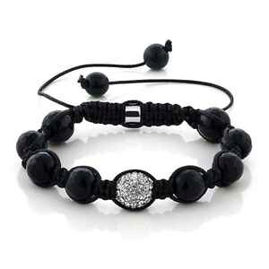 yzuXbg@ANZT?@fBXR{[r[YuXbgqbvzbv{bNXwhite 10mm disco ball adjustable beaded bracelet hip hop gift box
