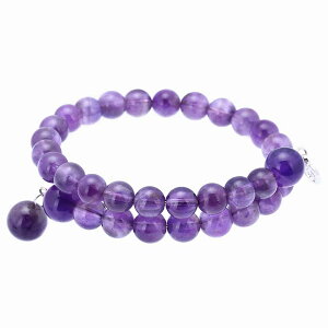 yzuXbg@ANZT?@8mmAWXguXbgbvstunning wrap around adjustable 8mm amethyst bracelet with charm