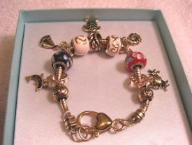 【送料無料】ブレスレット　アクセサリ—　ブレスレットファッションボックスゴールドトーンビーズnautical charm bracelet fashion 13 charms amp; beads in box gold tone7 14l