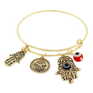 �y���������z�u���X���b�g�@�A�N�Z�T��?�@���b�hhamsa�u���X���b�gfashion goldtone red antique hamsa evil eye protection adjustable bracelet