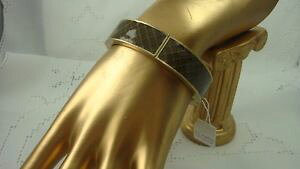 yzuXbg@ANZT?@t@bV\tBAuEGiS[hg[Xgb`uXbgfashion lia sophia nwt brown enamel gold tone stretch bracelet