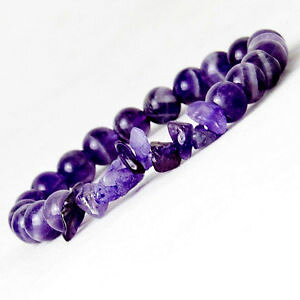 yzuXbg@ANZT?@AWXgbvuXbguk ladies natural crystal real amethyst gemstone wrap bracelet for men women