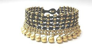 �y���������z�u���X���b�g�@�A�N�Z�T��?�@�_���X�x���[�r�[�Yjingling dance belly anklet,brass anklet,brass beads,brass bell