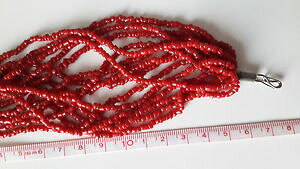 �y���������z�u���X���b�g�@�A�N�Z�T��?�@�u���X���b�g�T���Sbracelet small red corals 18 cm