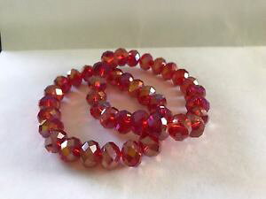�y���������z�u���X���b�g�@�A�N�Z�T��?�@2sparkly�u���X���b�g���b�hlistingset listingset of 2 sparkly elastic bracelet red
