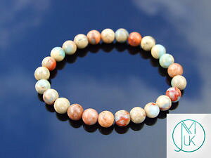 yzuXbg@ANZT?@ANAeWXp[uXbgaqua terra jasper natural gemstone bracelet 69 elasticated healing stone
