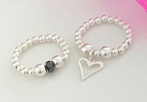 yzuXbg@ANZT?@Xgb`OX^[OVo[w}^CgfIOZbgstretch ring set duo charm ring by charmed sterling silver 925 hematite