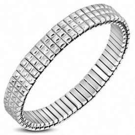 【送料無料】ブレスレット　アクセサリ—　ブレスレットステンレススチールbracelet stainless steel stretch width 0 1132in