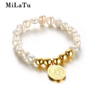 �y���������z�u���X���b�g�@�A�N�Z�T��?�@asfr35989�p�[��deaulesinoxydableen acieras fr35989 perle deau douce pour les femmes inoxydable bracelets en acier