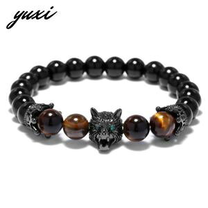 �y���������z�u���X���b�g�@�A�N�Z�T��?�@�f�I�I�J�~as de30275 yuxi wild wolf kopf mit grun cz steinmann zink legierung strang armb