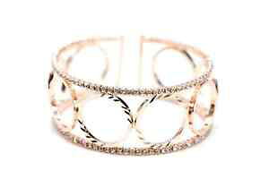�y���������z�u���X���b�g�@�A�N�Z�T��?�@�J�t�u���X���b�g�}���`�T�[�N���S�[���h���^�����[�Y�c�cbc2717eopen cuff bracelet multi circles rose gold metal and contour s