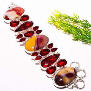 yzuXbg@ANZT?@K[lbgnhChGXjbNt@bVWG[uXbgmookaite , garnet gemstone handmade ethnic fashion jewelry bracelet 78 sb738