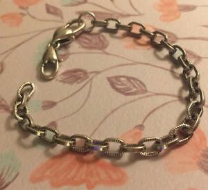 yzuXbg@ANZT?@uXbg listingbrighton authentic silver add charm bracelet excellent 75