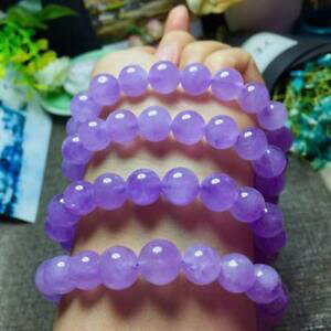 yzuXbg@ANZT?@AWXgNH[cEhr[YXgb`uXbgv[g10mm natural amethyst quartz round beads stretch bracelet women birthday gift