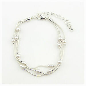 �y���������z�u���X���b�g�@�A�N�Z�T��?�@�y����pulsera multirango pequea perla plateado clase vintage matrimonio ct4