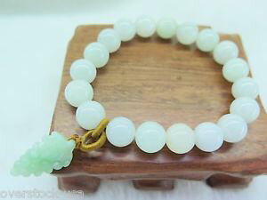 yzuXbg@ANZT?@qXCANAr[YuXbguhEnatural grade a jade jadeite 10mm aqua beads bracelet with grape charm